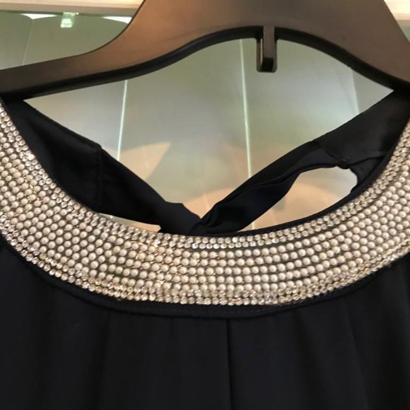 Emeral Sundae Short Navy Dress - Picture 3 of 6